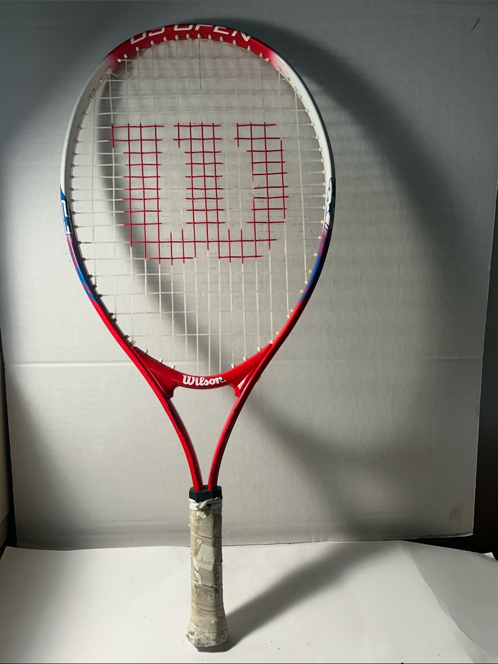 Wilson Red and White Tennis Racket
